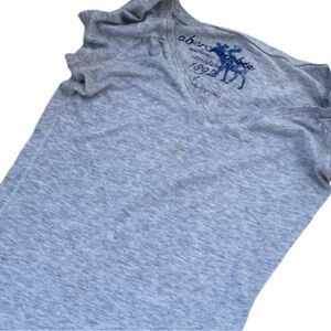 Abercrombie Kids Gray Short Sleeve Knit Top | Size Girl’s Large